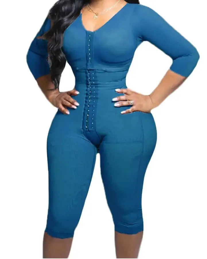 Fajas Colombianas Ganzkörper Kompressions Body Shaper mit Starker Unterstützung und Integriertem BH