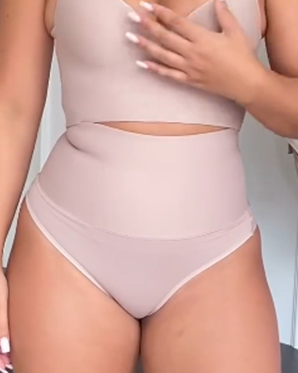 Höschen mit Hoher Taille aus Reiner Baumwolle zur Bauchkontrolle und Po Lifting