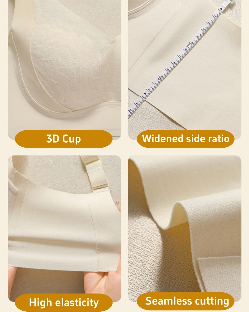 Dünner Nahtloser Elastischer Atmungsaktiver Minimizer BH aus Netzstoff
