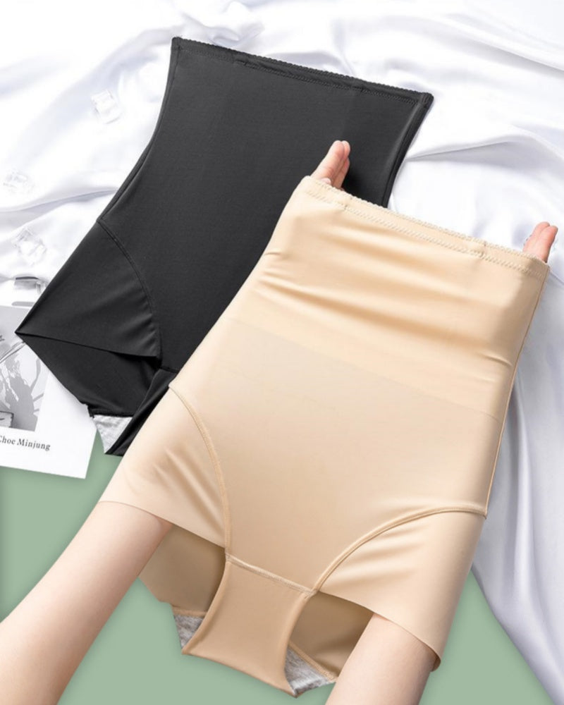 Dünner Nahtloser Bauchkontrollierender Shaping Slip mit Hoher Taille in Übergröße