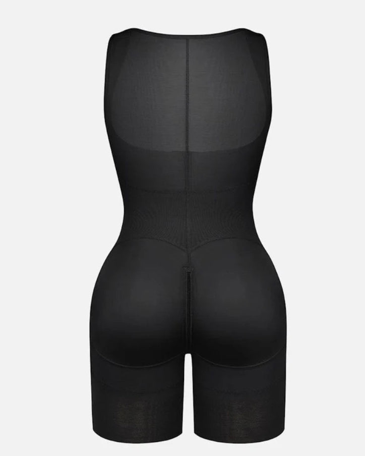 Fajas Colombianas Front Zipper Tummy Tuck Ärmelloses Full Body Shaper (Vorverkauf)