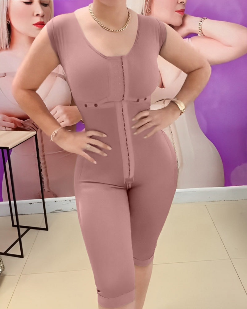 Fajas Colombianas Sanduhr Shaping Ärmelloser Ganzkörper Shaper mit BH