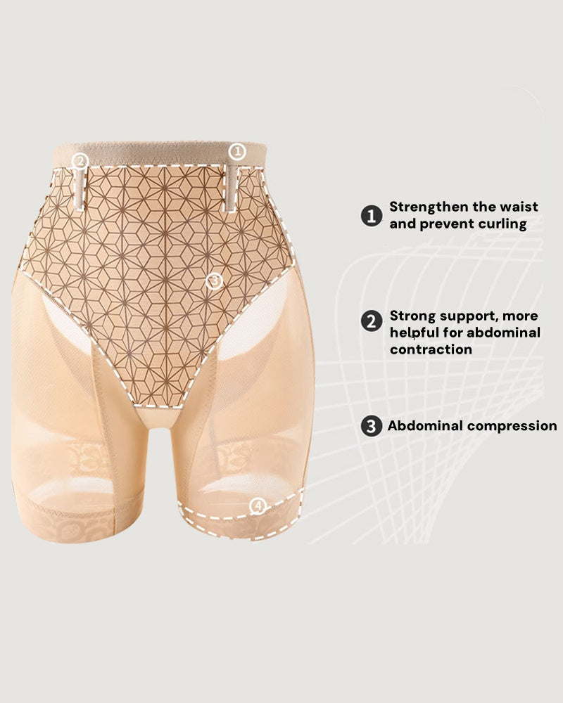 Atmungsaktive Shorts mit Hoher Taille und Bauchkontrolle für die Zeit nach der Geburt