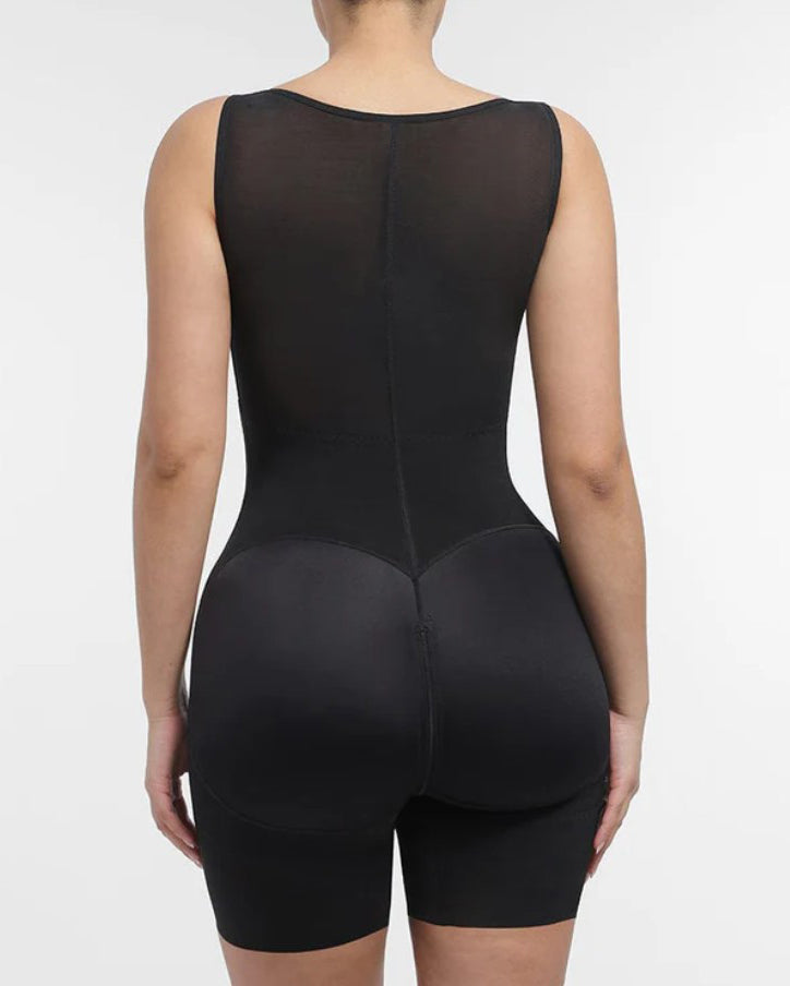 Fajas Colombianas Front Zipper Tummy Tuck Ärmelloses Full Body Shaper (Vorverkauf)