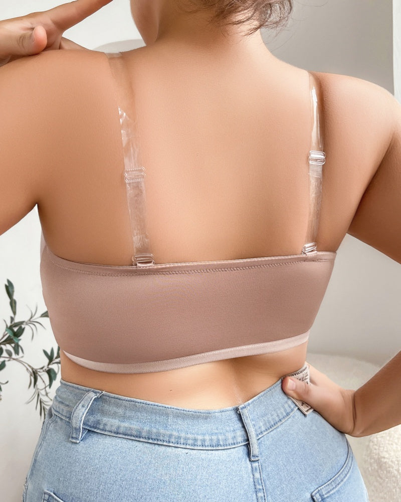 Großer Push Up BH mit Netzeinsatz und Anti Sagging Effekt und Frontverschluss