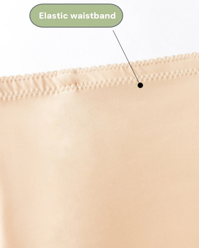 Dünner Nahtloser Bauchkontrollierender Shaping Slip mit Hoher Taille in Übergröße