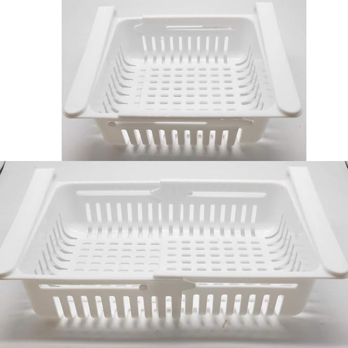 3x Organizador de Cajones de Plástico para Nevera