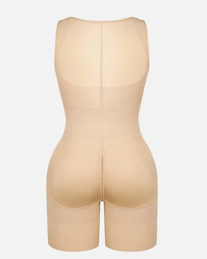 Fajas Colombianas Front Zipper Tummy Tuck Ärmelloses Full Body Shaper (Vorverkauf)
