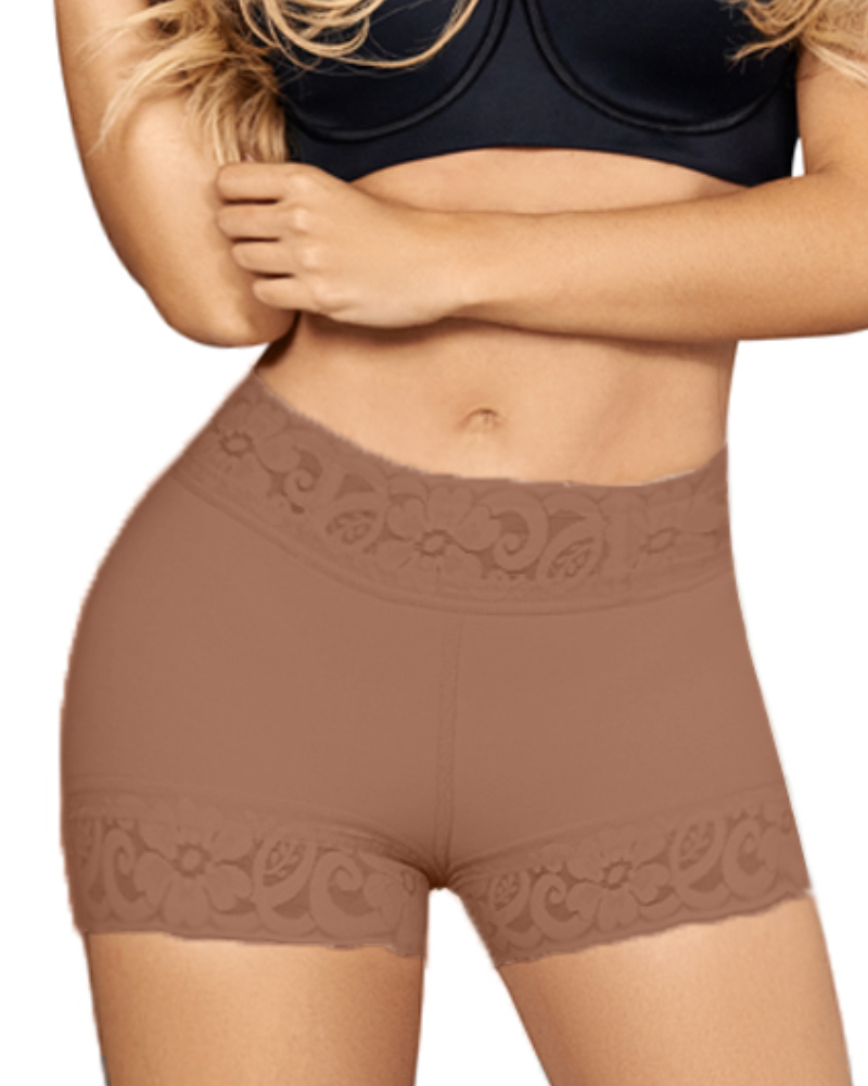 Frauen Spitze Klassisch Täglich Tragen Body Shaper Hintern Lifter Shorts