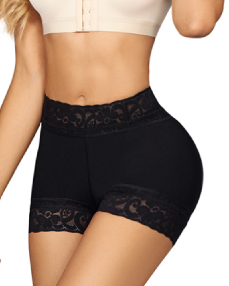 Frauen Spitze Klassisch Täglich Tragen Body Shaper Hintern Lifter Shorts
