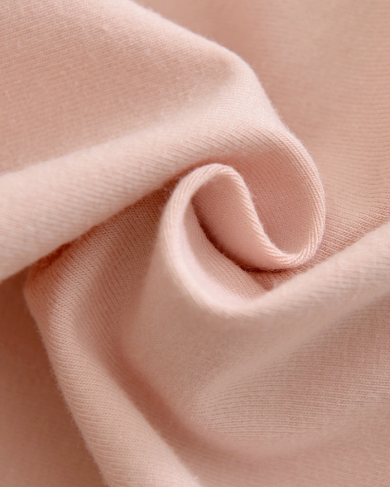 Bequemer Atmungsaktiver Slip aus Baumwolle mit Hoher Taille und Spitzenbesatz