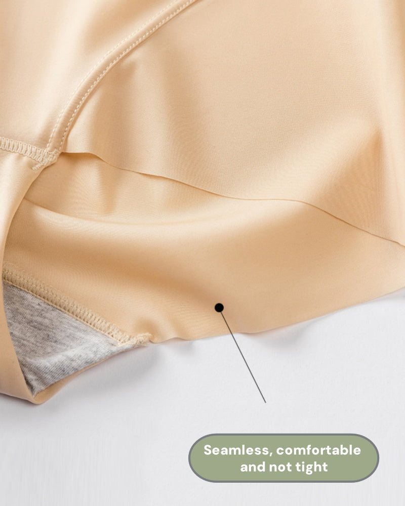 Dünner Nahtloser Bauchkontrollierender Shaping Slip mit Hoher Taille in Übergröße